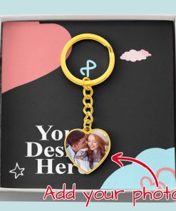Custom Heart Keychain - Best gift For Him, Gift For Her, Valentine Gift, Annivasery Gift, Birthday Gift