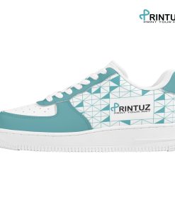 New White Low Top Leather Sport Sneakers