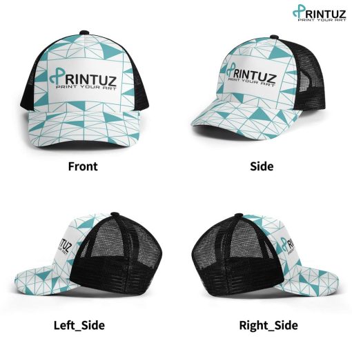 Printuz_445269_Kids Front Printing Mesh Trucker Hats