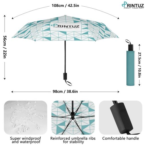 Printuz_Lightweight Manual Folding Umbrella Printing Outside