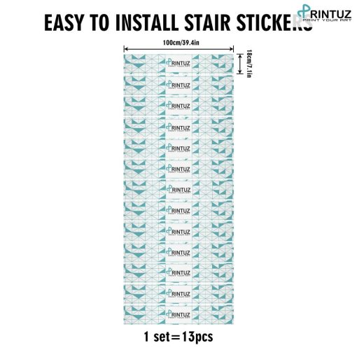 Printuz_13Pcs Stairs Stickers