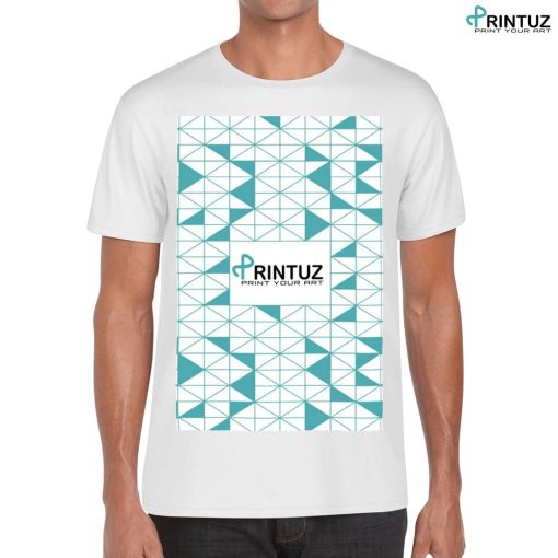 Printuz_449113_Men's Cotton Front & Back Printing T-Shirt