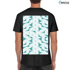 Printuz_449113_Men's Cotton Front & Back Printing T-Shirt