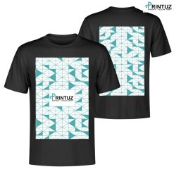 Printuz_449113_Men's Cotton Front & Back Printing T-Shirt