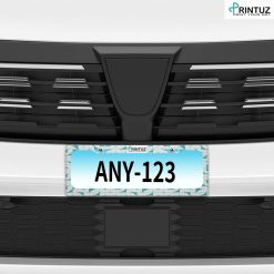 Printuz_450178_L Size Australia License Plate Frame