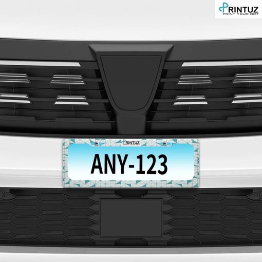 Printuz_450178_L Size Australia License Plate Frame