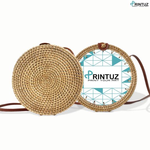 Printuz_Round Rattan Bag