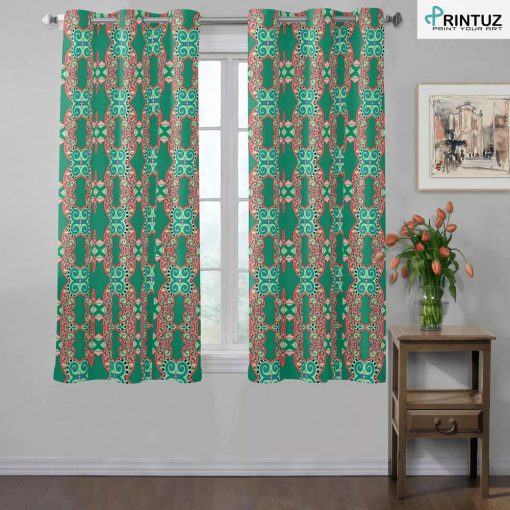 Printuz_447679_Window Curtains (2 PCS) 132X183 CM