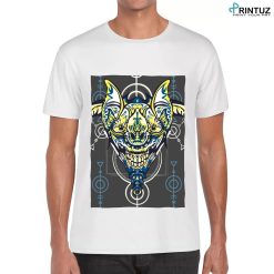 Printuz_449113_Men's Cotton Front & Back Printing T-Shirt