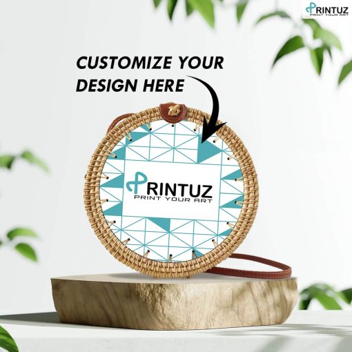 Printuz_Round Rattan Bag