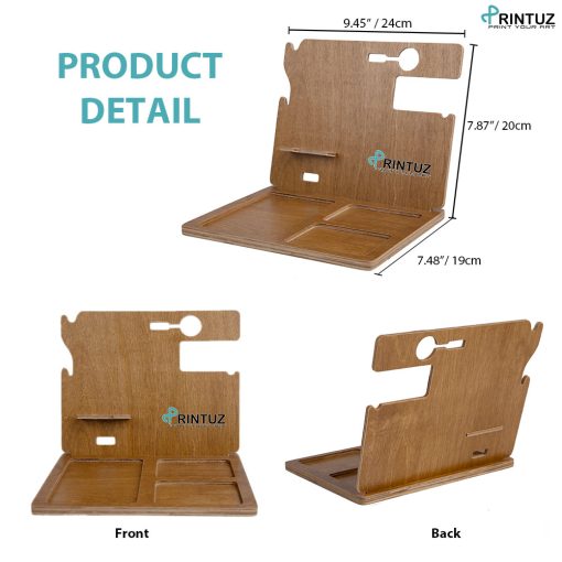 Printuz_New Style Docking Station_Golden Oak