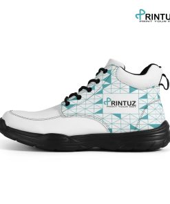 High Top Leather Chunky Sneakers
