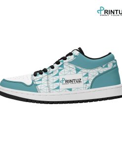 Black Low Top Leather Skateboard Sneakers