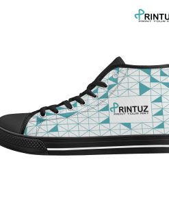 High Top Canvas Shoes - Black Tongue