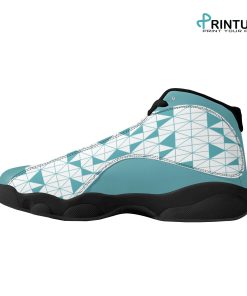 Unisex Black Basketball Sneakers-One Piece Template