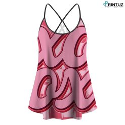 Printuz_AOP Criss-Cross Tank Top