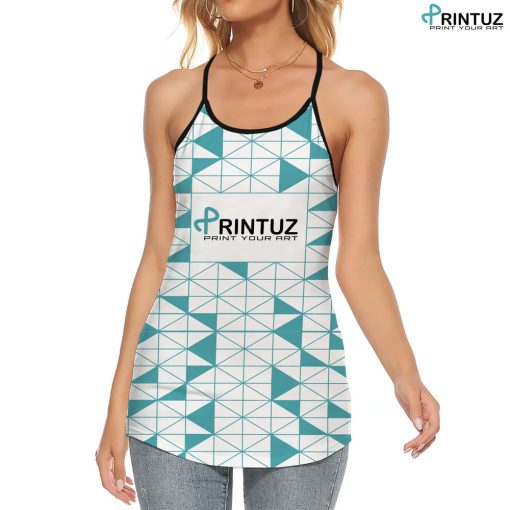 Printuz_AOP Criss-Cross Tank Top