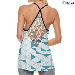 Printuz_AOP Criss-Cross Tank Top