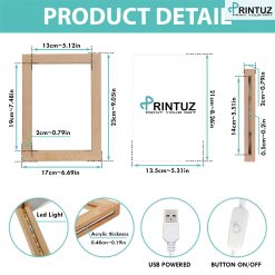 Printuz_Custom Photo Frame Lamp