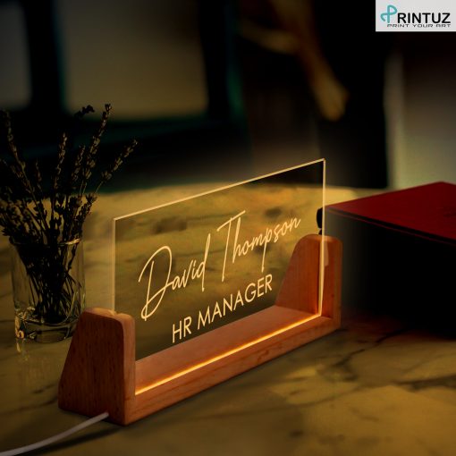 Printuz_Desk Name Plate Night Light