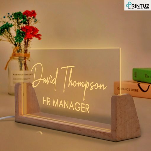 Printuz_Desk Name Plate Night Light