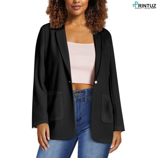 Hd Printuz_Ladies casual blazer