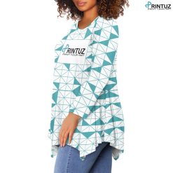 Hd Printuz_Women's irregular long sleeve tops