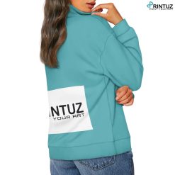 Hd Printuz_Women's long sleeve zipper sweatshirt