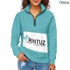 Hd Printuz_Women's long sleeve zipper sweatshirt