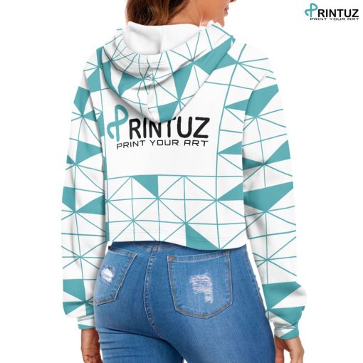 Hd Printuz_Women's Midriff-Baring Sweatshirt