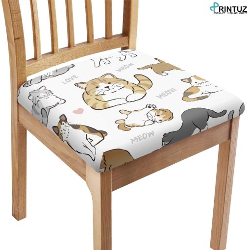 Hd Printuz_Square Chair Cushion Cover