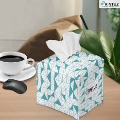 Hd Printuz_Leather square tissue box holder