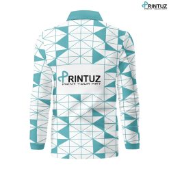 Hd Printuz_Long Sleeve Polo Collar Shirt