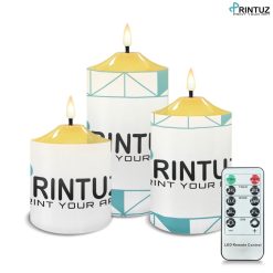 Hd Printuz_Bullet candles (set of 3)