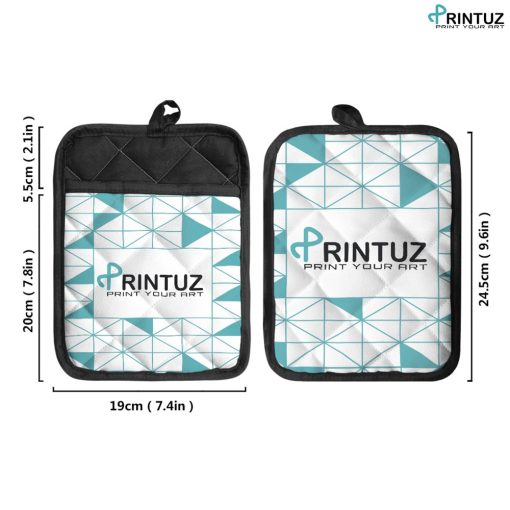 Hd Printuz_Pot Holders with Pocket(2 piece)