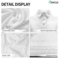 Hd Printuz_Long Sleeve Polo Collar Shirt