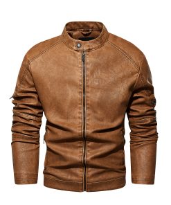 Moto Style Leather Jacket