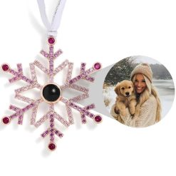 Personalized Sparkling Snowflake Ornament