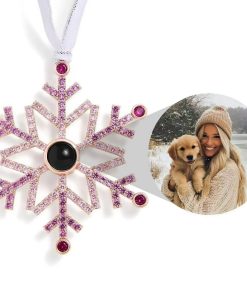 Personalized Sparkling Snowflake Ornament