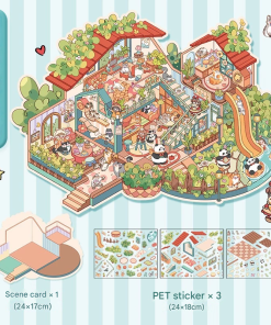 MiniScape 3D Stickers – Realistic Layered Landscape Decoration