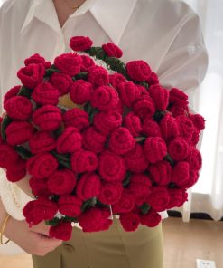 Crochet Flower Bouquet Blanket