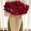 Red Rose (Off-white Blanket)