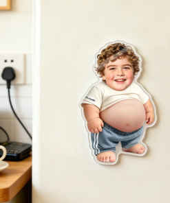 Anti-collision Acrylic Fridge Magnet -1 Side Printing Information