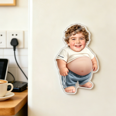 Anti-collision Acrylic Fridge Magnet -1 Side Printing Information